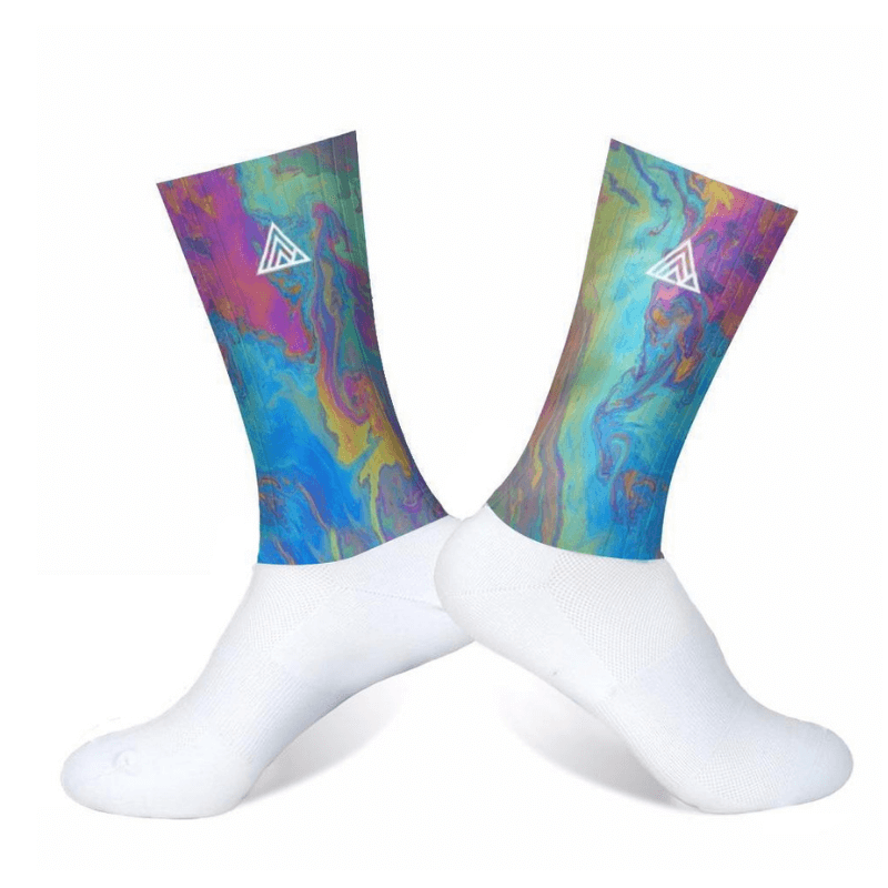 Aero Socks - Oil | Rule 28 Cutting Edge Cycling Apparel