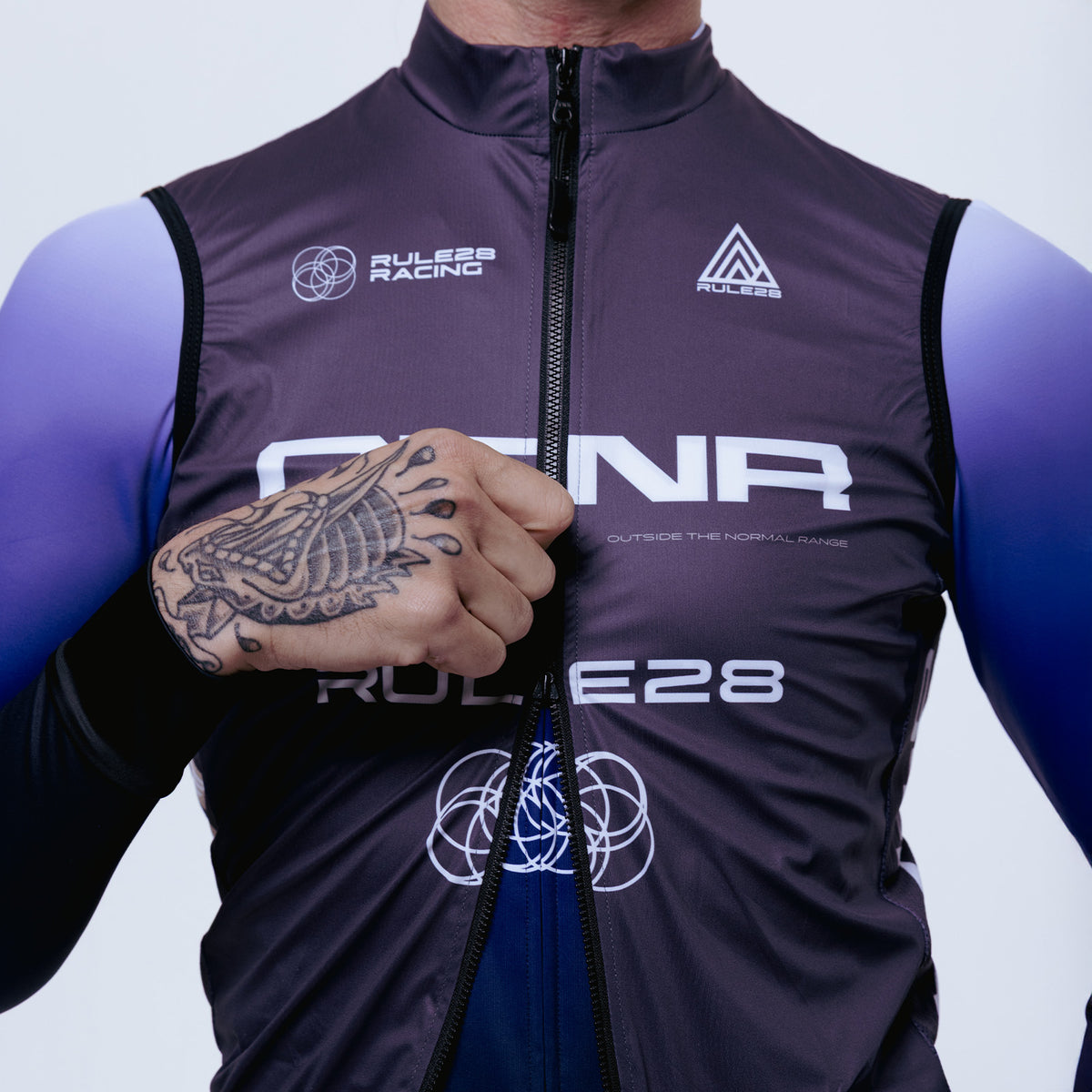 OTNR Lightweight Gilet | Rule 28 Cutting Edge Cycling Apparel