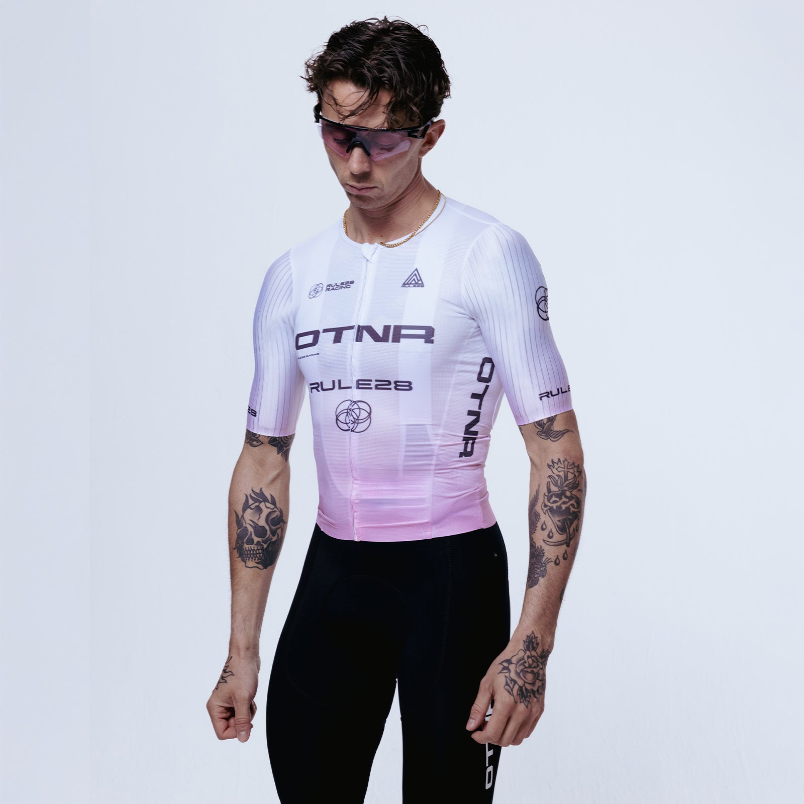 【新品未使用(プリントにじみあり)】 Rule 28 aero jersey M OTNR Aero Jersey | Rule 28