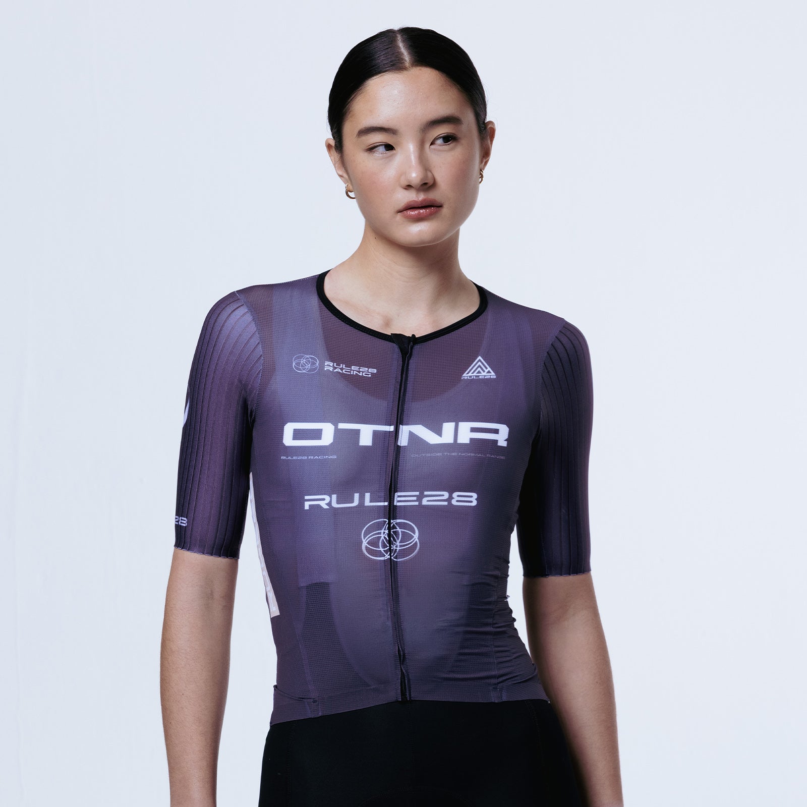 【新品未使用(プリントにじみあり)】 Rule 28 aero jersey M OTNR Aero Jersey — Women's Aero Cycling Jersey | Rule 28